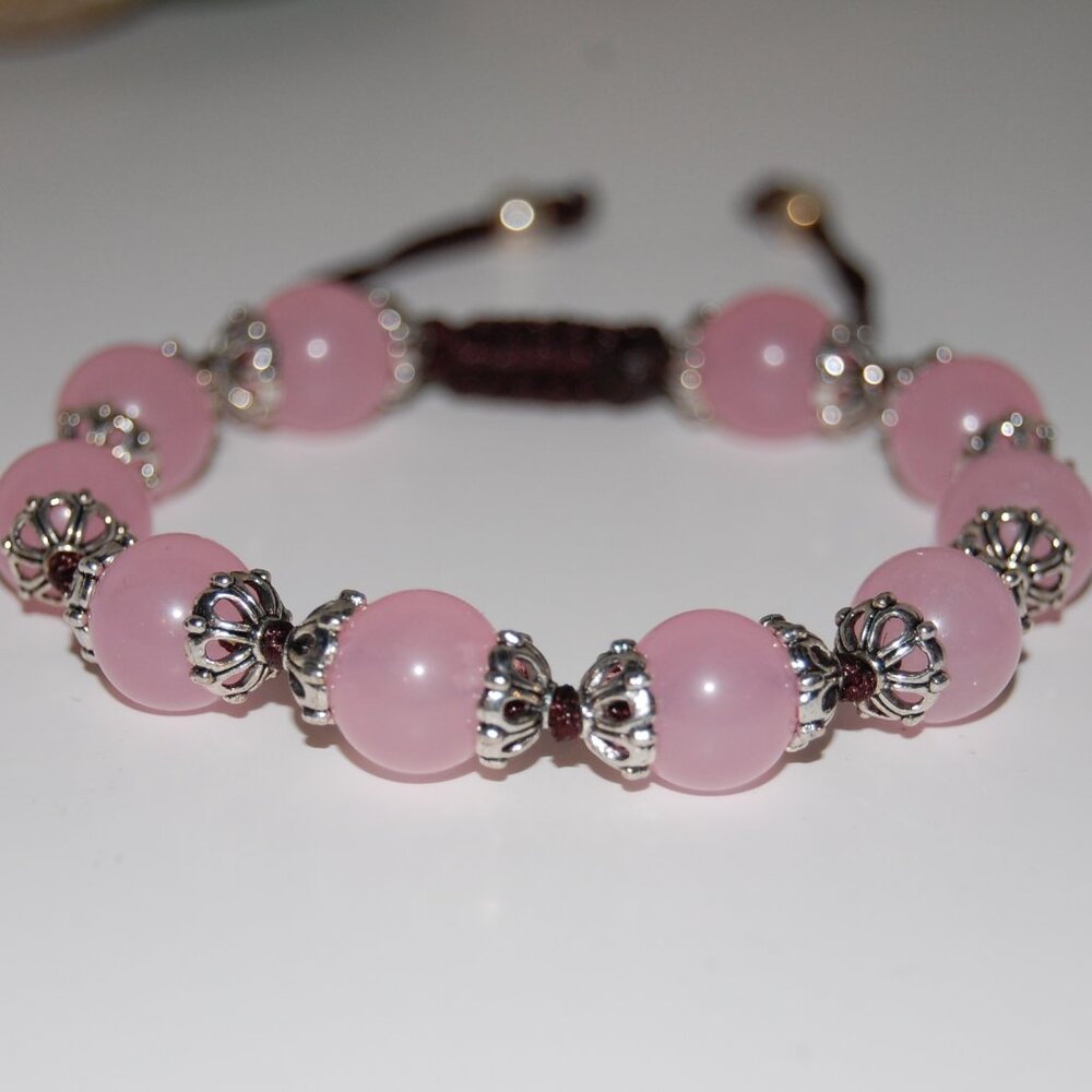 Large Stone Beads Bracelet,10mm Beads,Shamballa Beads Bracelet